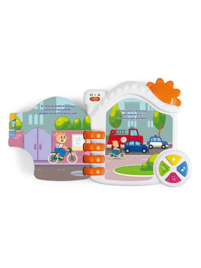 Libro �La ciudad� biling�e de Chicco