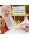 Chicco Alimenta��o Babete Silicone Rosa 6+ meses