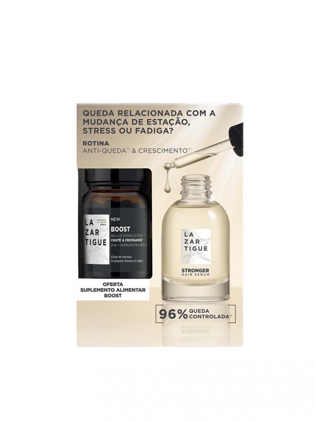 Lazartigue Stronger S�rum 50 ml + Boost Capsulas 30 caps