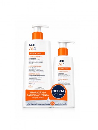 Leti AT4 Leche corporal 500 ml + 250 Leti AT4 Leche corporal 500 ml + 250