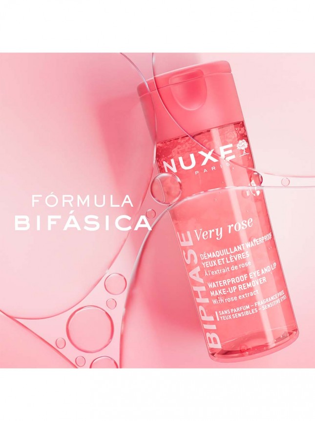 Nuxe Very Rose Desmaquilhante Bif�sico Olhos/L�bios 100ml