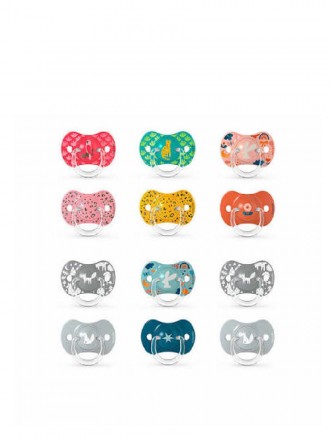 Suavinex Prints Chupeta fisiologica silicone 0-6 meses x2 Suavinex Prints Chupeta fisiologica silicone 0-6 meses x2