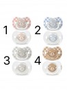 Suavinex Nightday Chupeta fisiologica silicone 0-6 meses x2