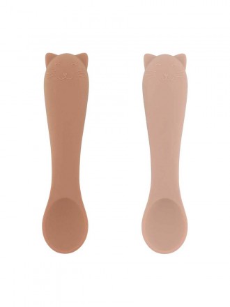 Trixie Colheres De Aprendizagem P/Bebe - Mrs.Cat Trixie Colheres De Aprendizagem P/Bebe - Mrs.Cat