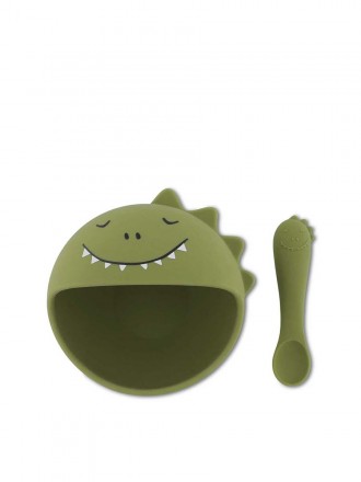 Trixie Set De Refeicao P/Bebe - Mr. Dino Trixie Set De Refeicao P/Bebe - Mr. Dino