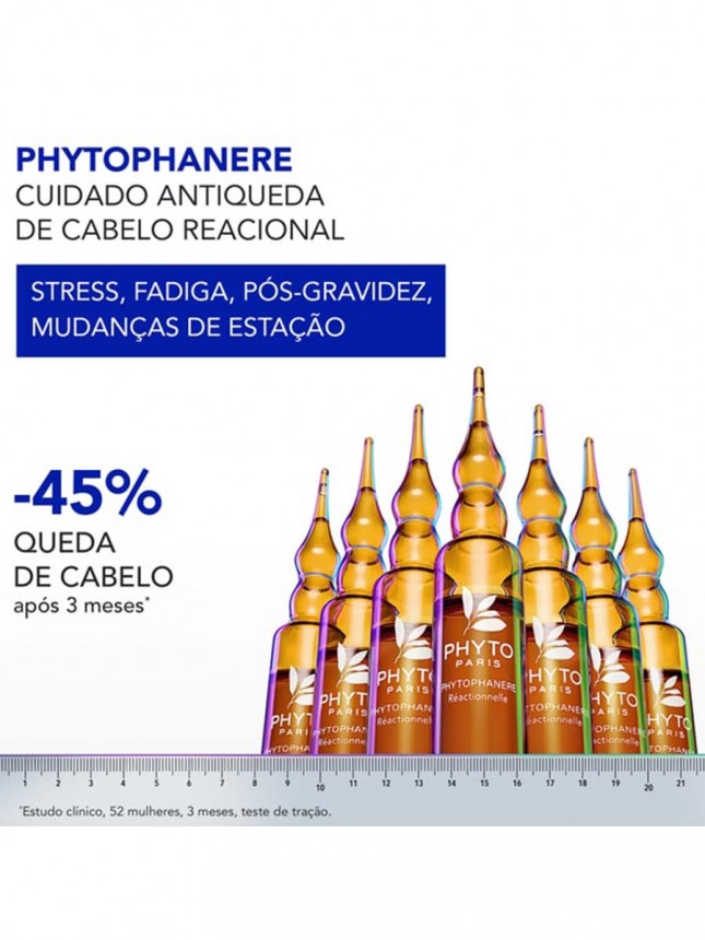 Phyto Coffret Phanere Ampolas + Champ� Volume 100ml