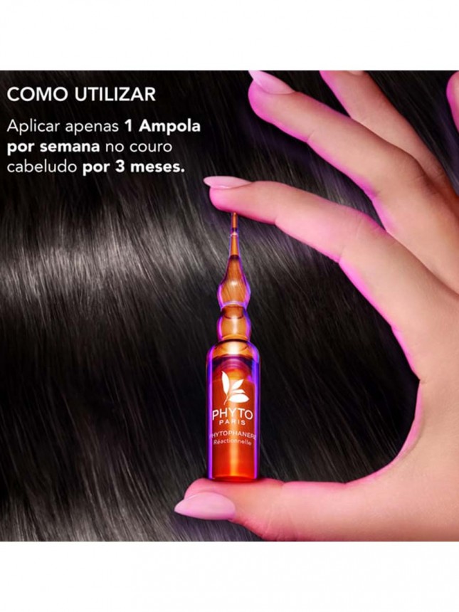 Phyto Coffret Phanere Ampolas + Champ� Volume 100ml
