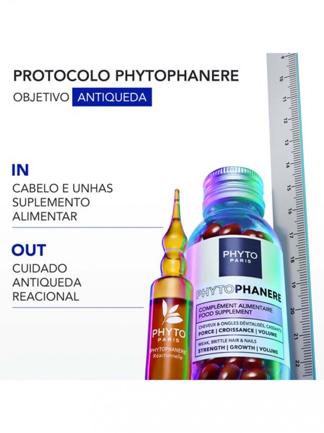 Phyto Coffret Phanere Ampolas + Champ� Volume 100ml
