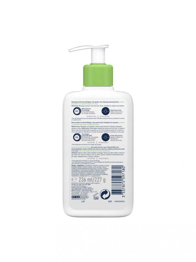 Cerave Cleanser Hydrating  Limpeza 976ml Desc25%
