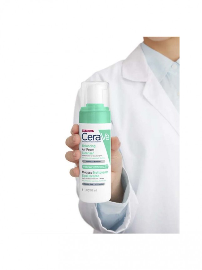 Cerave Air Foam Limpeza Reequilibrante 148ml