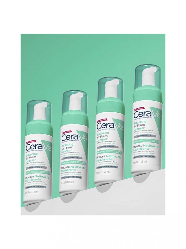 Cerave Air Foam Limpeza Reequilibrante 148ml