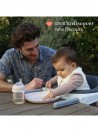 Chicco Plato Con Separadores 12 Meses + Rosa