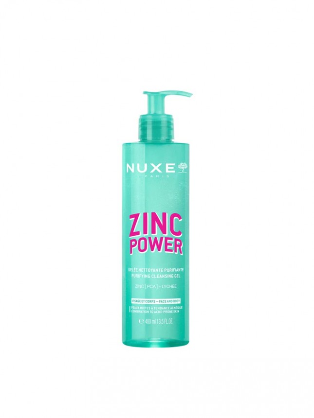 Nuxe Zinc Power Gel Limpeza Purificante 400ml