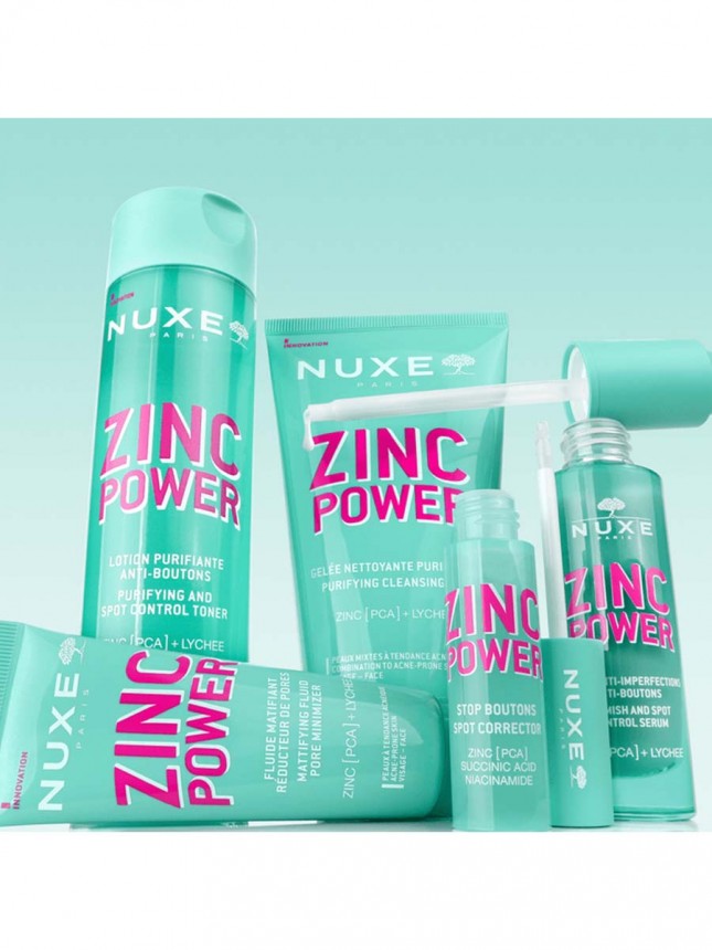 Nuxe Zinc Power Gel Limpeza Purificante 400ml