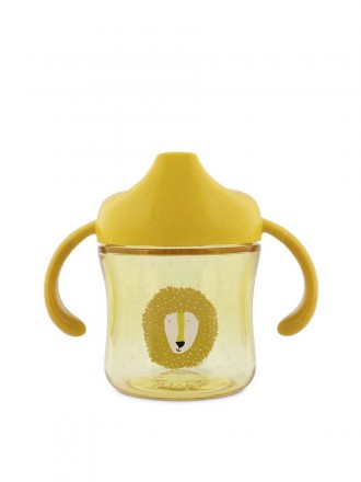 Vaso de aprendizaje Trixie Tritan Mr. Lion con asas