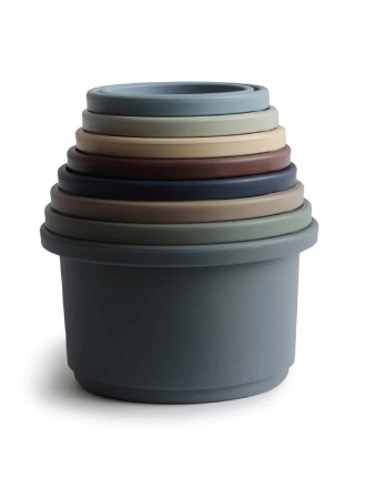 Vasos apilables Mushie Toy Forest