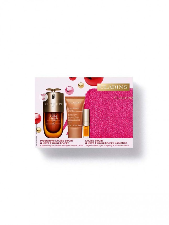 Clarins Coffret Double  Serum 30 ml com oferta de �gua Micelar Desmaquilhante 50ml + Baume Beaut� Ec
