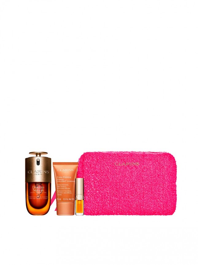 Clarins Coffret Double  Serum 30 ml com oferta de �gua Micelar Desmaquilhante 50ml + Baume Beaut� Ec
