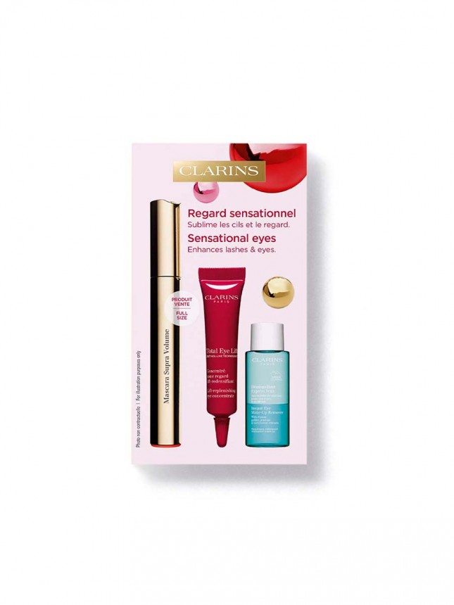 M�scara de pesta�as Clarins Supra Volume - Coffret Natal 2025