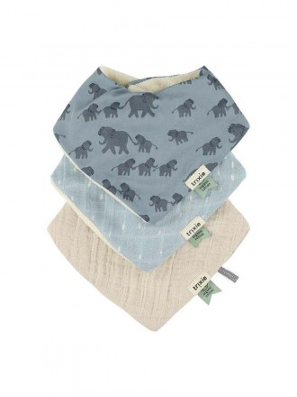 Trixie Babete Bandana Pack 3 Elephant Trixie Babete Bandana Pack 3 Elephant
