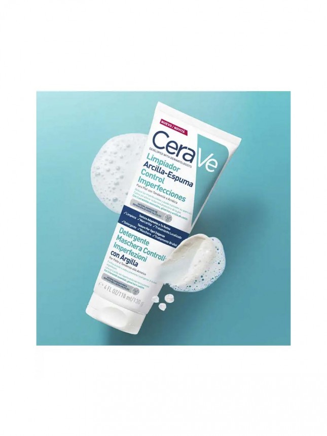 Cerave Argila-Espuma Limpiadora para el Control de Imperfecciones 118 ml