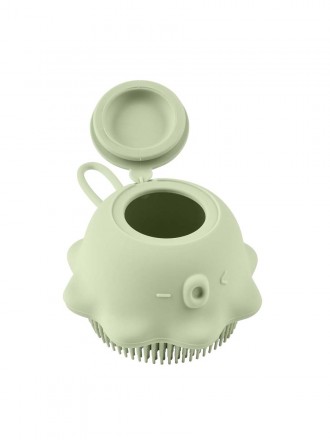 Chicco Higiene: cepillo corporal con dosificador, verde, a partir de 0 meses