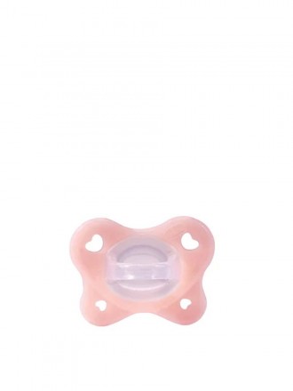 Chicco Physio Dual Soft Chupeta Rosa 0 a 2 meses