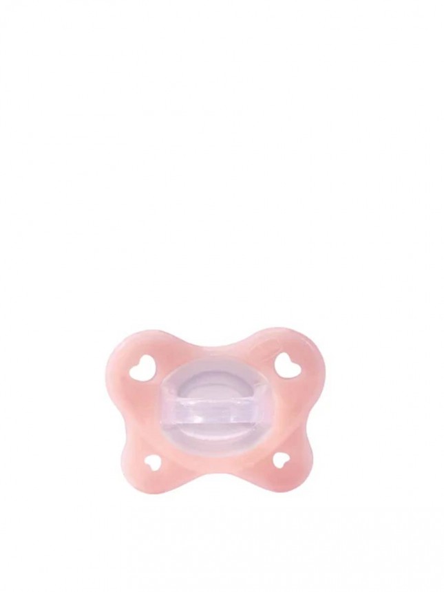Chicco Physio Dual Soft Chupeta Rosa 0 a 2 meses