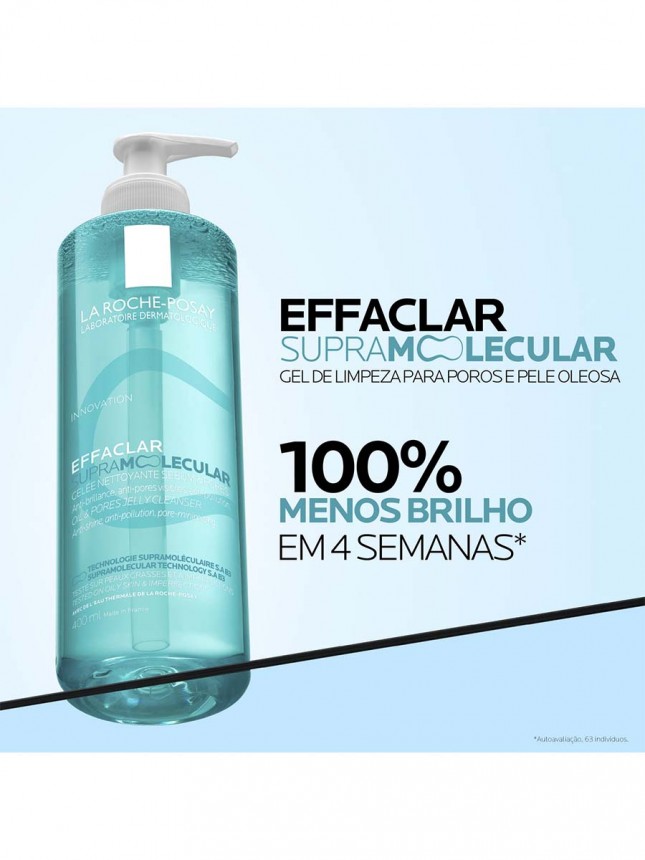 La Roche-Posay Effaclar Supramolecular Gel Limpeza 400ml