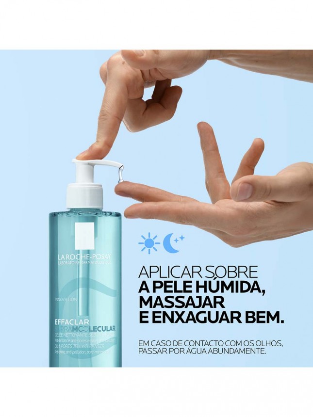 La Roche-Posay Effaclar Supramolecular Gel Limpeza 400ml