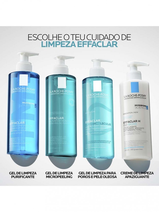 La Roche-Posay Effaclar Supramolecular Gel Limpeza 400ml
