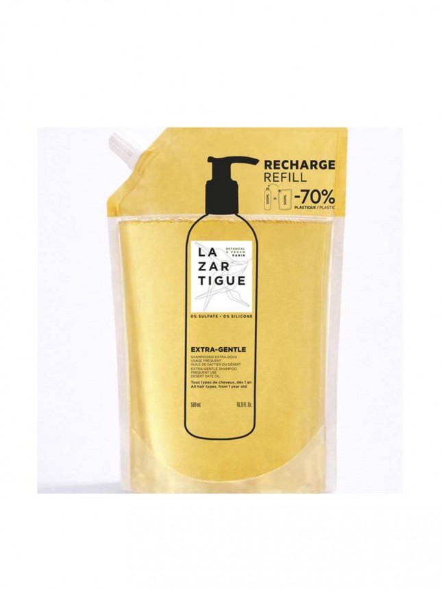 Lazartigue Extra Gentle Family Champo, recambio de 500 ml