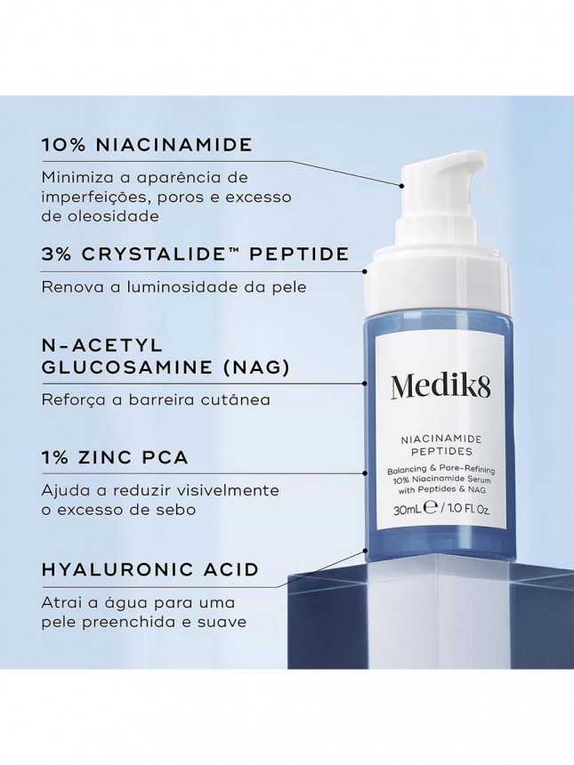 Medik8 S�rum de niacinamida y p�ptidos, 30 ml