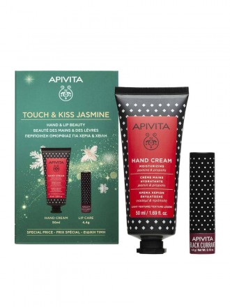 Apivita Maos Creme Jasmin + Lipcare Groselha Preco Especial