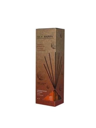 Eco-Happy Ambientador Mikado Canela-Laranja Eco-Happy Ambientador Mikado Canela-Laranja