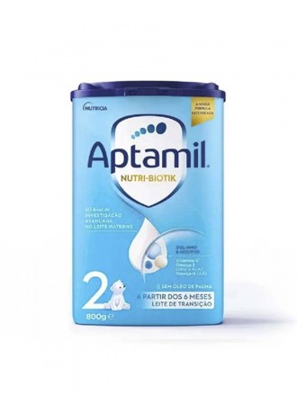 Aptamil 2 Nutri-Biotik Leite Lactentes+6M 800g Promo Aptamil 2 Nutri-Biotik Leite Lactentes+6M 800g Promo