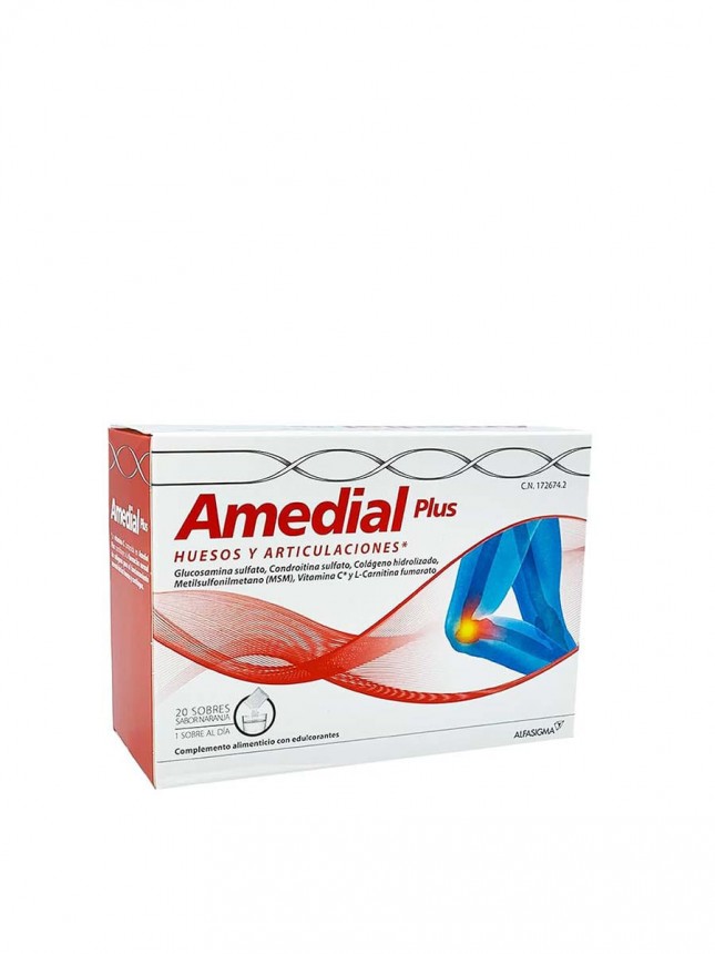 Amedial Plus Saquetas Laranja 5gx20