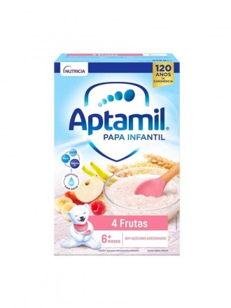 Aptamil Papa Lactea 4 Frutas 225g 6M+ Aptamil Papa Lactea 4 Frutas 225g 6M+