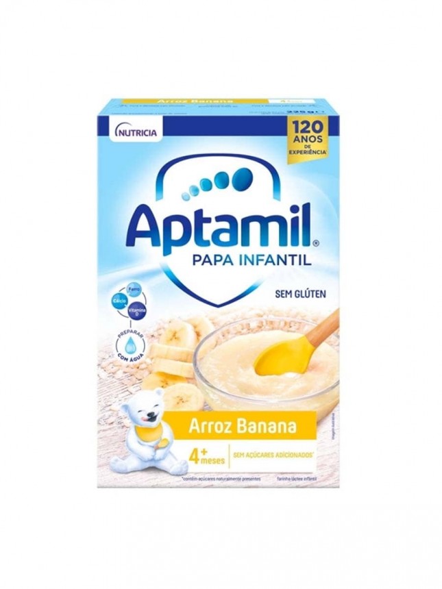 Aptamil Papa Lactea S/ Gluten Banana 225g 4M+
