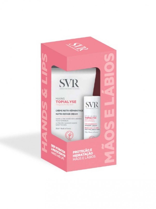 SVR Topialyse kit Creme Maos 50ml +Stick Labios 4g