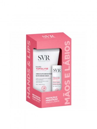 Kit SVR Topialyse: crema de manos de 50 ml + b�lsamo labial de 4 g
