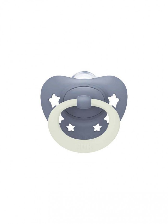 Nuk First Choice Day&Night Chupeta Azul 6-18M X2