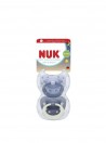Chupete Nuk First Choice Day&Night azul, 18-36 meses, 2 unidades